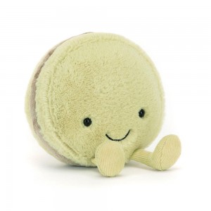 Food Jellycat Plyšáci Amuseables Max Macaron,12cm x 10cm x 5cm Zelene | WAHEM-3845