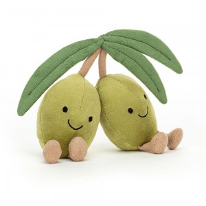 Food Jellycat Plyšáci Amuseables Olives,12cm x 13cm x 4cm Zelene | EPMKL-0592