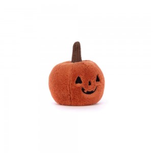 Food Jellycat Plyšáci Amuseables Ooky Jack O'lantern,8cm x 8cm x 8cm Oranžové | VXSOP-5840