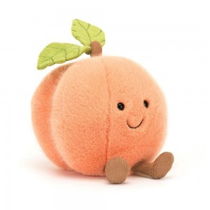 Food Jellycat Plyšáci Amuseables Peach,14cm x 11cm x 11cm Růžové | RWHLK-8571