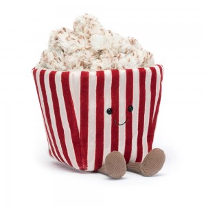 Food Jellycat Plyšáci Amuseables Popcorn,22cm x 12cm x 12cm Červené | BWXTC-1950