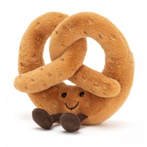 Food Jellycat Plyšáci Amuseables Pretzel,40cm x 35cm x 10cm Hnědé | TMJLO-2406
