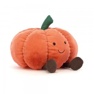 Food Jellycat Plyšáci Amuseables Pumpkin,19cm x 23cm x 23cm Oranžové | BVMHC-0417