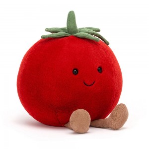 Food Jellycat Plyšáci Amuseables Tomato,19cm x 14cm x 13cm Červené | SHMUO-7534