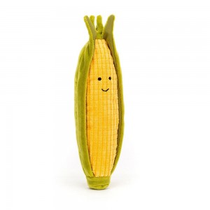 Food Jellycat Plyšáci Amuseables Vivacious Vegetable Sweetcorn,19cm x 6cm x 4cm Žluté | HPAUQ-8560