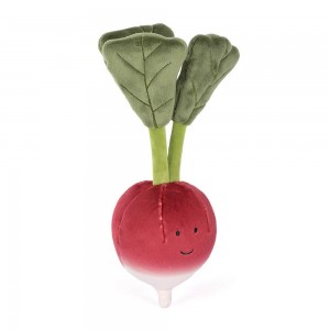 Food Jellycat Plyšáci Amuseables Vivacious Vegetable Radish,19cm x 8cm x 6cm Červené | JWMAY-7682