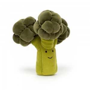 Food Jellycat Plyšáci Amuseables Vivacious Vegetable Broccoli,16cm x 13cm x 13cm Zelene | CQKMJ-6208