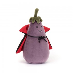 Food Jellycat Plyšáci Amuseables Vivacious Aubergine Vampire,16cm x 9cm x 9cm Fialové | PEIYG-5061