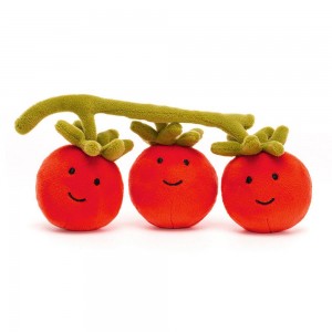 Food Jellycat Plyšáci Amuseables Vivacious Vegetable Tomato,9cm x 18cm x 5cm Červené | YAZRK-5793