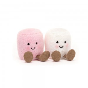 Food Jellycat Plyšáci Amuseables and White Marshmallows,9cm x 15cm x 5cm Růžové | ACFLR-5247