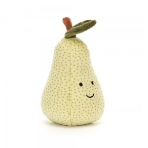 Food Jellycat Plyšáci Fabulous Fruit Pear,11cm x 7cm x 7cm Zelene | MQCGP-6705