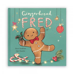 Food Jellycat Plyšáci Gingerbread FBook,25cm x 25cm x 1cm Hnědé | JFHLE-9163