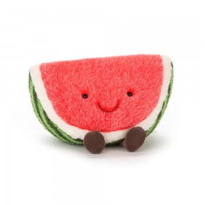 Food Jellycat Plyšáci RetiAmuseables Watermelon,18cm x 25cm x 17cm Růžové | NTSYZ-5389