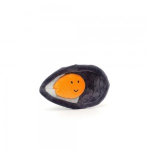 Food Jellycat Plyšáci Sensational Seafood Mussel,7cm x 11cm x 3cm Šedé | BVPRD-7259