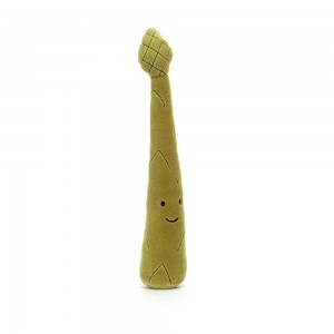 Food Jellycat Plyšáci Vivacious Vegetable Asparagus,23cm x 4cm x 4cm Zelene | JXDWB-3275