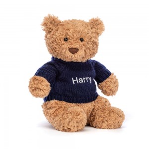 Jumpers Jellycat Bartholomew,26cm x 12cm x 8cm Hnědé | PGJND-7235