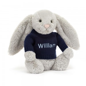 Jumpers Jellycat Bashful Bunny,31cm x 12cm x 9cm Šedé | LQOKN-0136