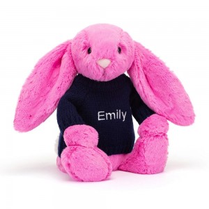 Jumpers Jellycat Bashful Hot Bunny,31cm x 12cm x 9cm Růžové | RAHWI-7463