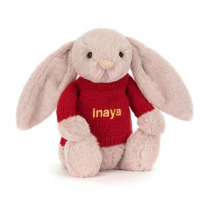 Jumpers Jellycat Bashful Luxe Bunny,31cm x 12cm x 9cm Růžové | ICKSL-3096