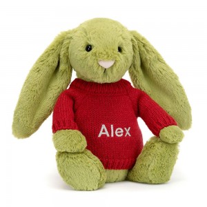 Jumpers Jellycat Bashful Moss Bunny,31cm x 12cm x 9cm Zelene | VYCQG-7091