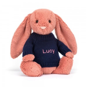 Jumpers Jellycat Bashful Sorrel Bunny,31cm x 12cm x 9cm Oranžové | RVQGO-0458