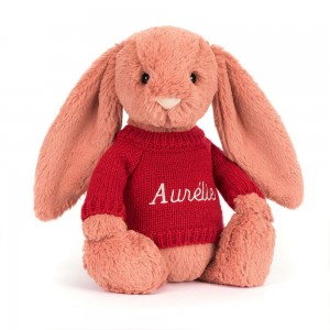 Jumpers Jellycat Bashful Sorrel Bunny,31cm x 12cm x 9cm Oranžové | VWYQG-9103