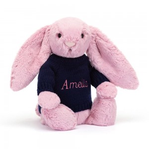 Jumpers Jellycat Bashful Tulip Bunny,31cm x 12cm x 9cm Růžové | YDQFJ-8705