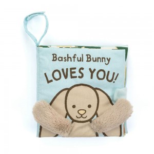 Knihy Jellycat Bashful Bunny Loves You,15cm x 15cm x 5cm Béžový | GIXQL-0714