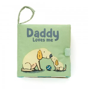 Knihy Jellycat Daddy Loves Me,15cm x 15cm x 5cm Zelene | BXZYW-4513
