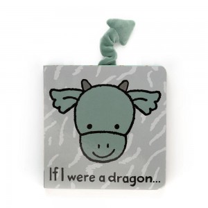 Knihy Jellycat If I Were A Board,15cm x 15cm x 2cm Zelene | AHZGO-4302