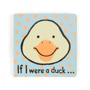 Knihy Jellycat If I Were A Duck Board,15cm x 15cm x 2cm Žluté | PUGDM-5419