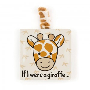 Knihy Jellycat If I Were A Giraffe Board,15cm x 15cm x 2cm Oranžové | HSVQE-8536