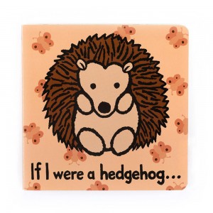 Knihy Jellycat If I Were A Hedgehog,15cm x 15cm x 2cm Hnědé | YNJMR-1736