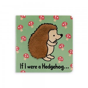 Knihy Jellycat If I Were A Hedgehog Board,15cm x 15cm x 2cm Hnědé | IBCEM-6521