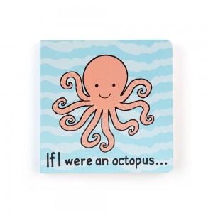 Knihy Jellycat If I Were An Octopus Board,15cm x 15cm x 2cm Oranžové | DZURJ-1803