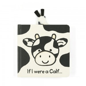 Knihy Jellycat If I Were a Calf Board,16cm x 16cm x 2cm Bílé | CVUDT-3749
