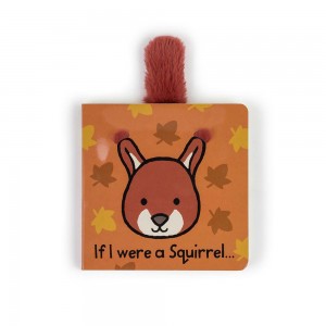 Knihy Jellycat If I Were a Squirrel Board,15cm x 15cm x 2cm Oranžové | YOBXK-7940