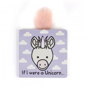 Knihy Jellycat If I Were a Unicorn Board,15cm x 15cm x 2cm Fialové | YQSIG-9254