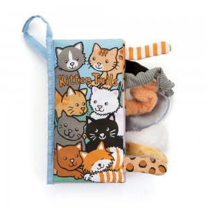 Knihy Jellycat Kitten Tails Activity,22cm x 13cm x 5cm Blankyt | LJZTE-6478