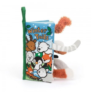 Knihy Jellycat Winter Tails Activity,22cm x 13cm x 5cm Blankyt | EGQUP-3682