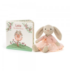 Knižka Aktivity Jellycat Lottie The Ballet Bunny and Lottie Bunny Ballet, Růžové | HFZBP-6873
