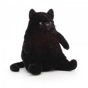 Kočičky Jellycat Plyšáci Amore Black,5.9in x 4.3in x 3.5in Černé | VBART-4289