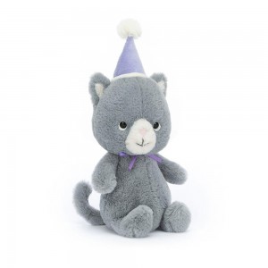 Kočičky Jellycat Plyšáci Jollipop,8.7in x 3.5in x 3.1in Šedé | XMDWB-0265