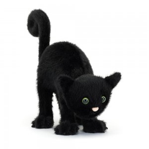 Kočičky Jellycat Plyšáci Spookipaws,7.9in x 2.8in x 9.8in Černé | KBGXY-3856