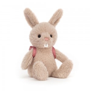Králícči Jellycat Plyšáci Backpack,8.7in x 3.5in x 3.1in Hnědé | DZEUG-0742