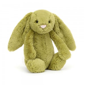 Králícči Jellycat Plyšáci Bashful Moss,31cm x 12cm x 9cm Zelene | FXYEW-3594