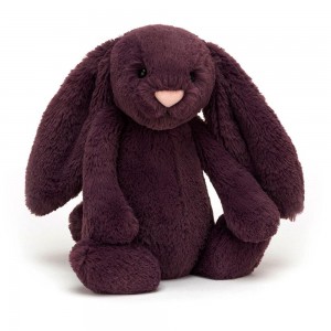 Králícči Jellycat Plyšáci Bashful Plum,31cm x 12cm x 9cm Fialové | NEMUR-0524