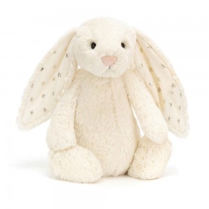 Králícči Jellycat Plyšáci Bashful Twinkle,31cm x 12cm x 9cm Bílé | SVIPA-4693