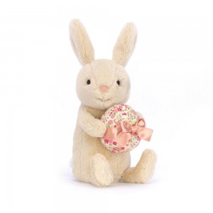 Králícči Jellycat Plyšáci Bonnie with Vajíčko,18cm x 8cm x 6cm Béžový | QTKDX-7926