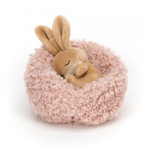 Králícči Jellycat Plyšáci Hibernating,9cm x 13cm x 13cm Béžový | RXQPS-7415